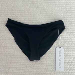 Boys + Arrows Kiki Bikini Bottom Black